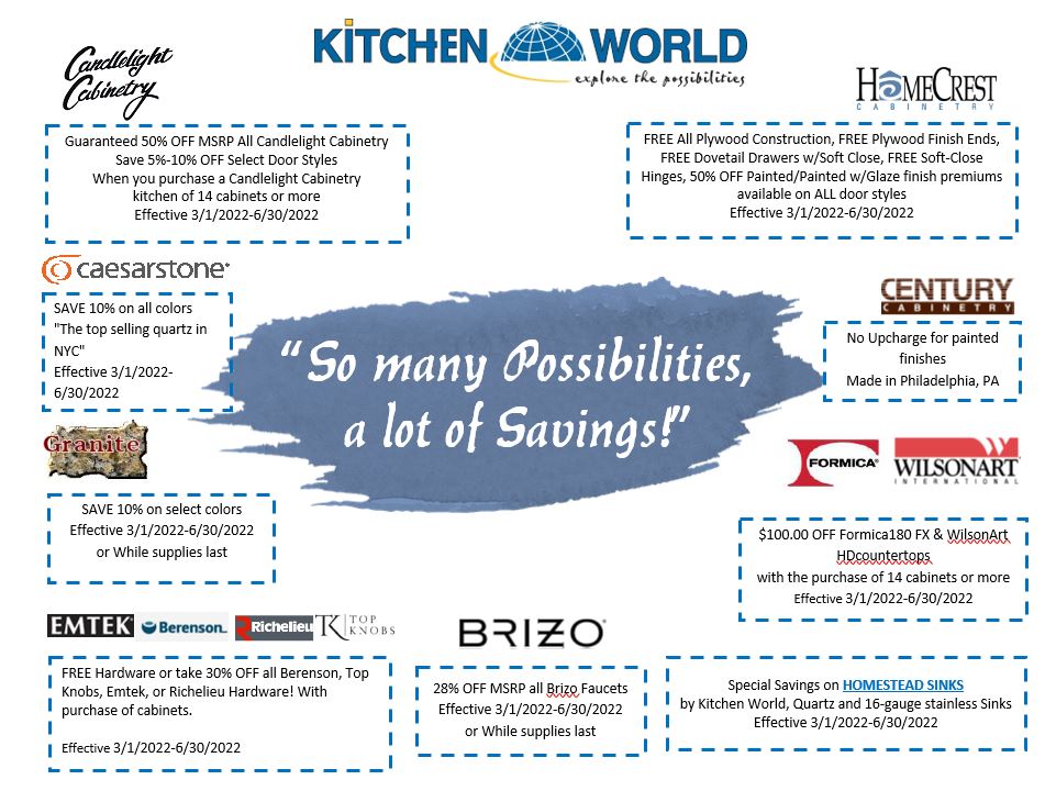 Special Offers Kitchen World